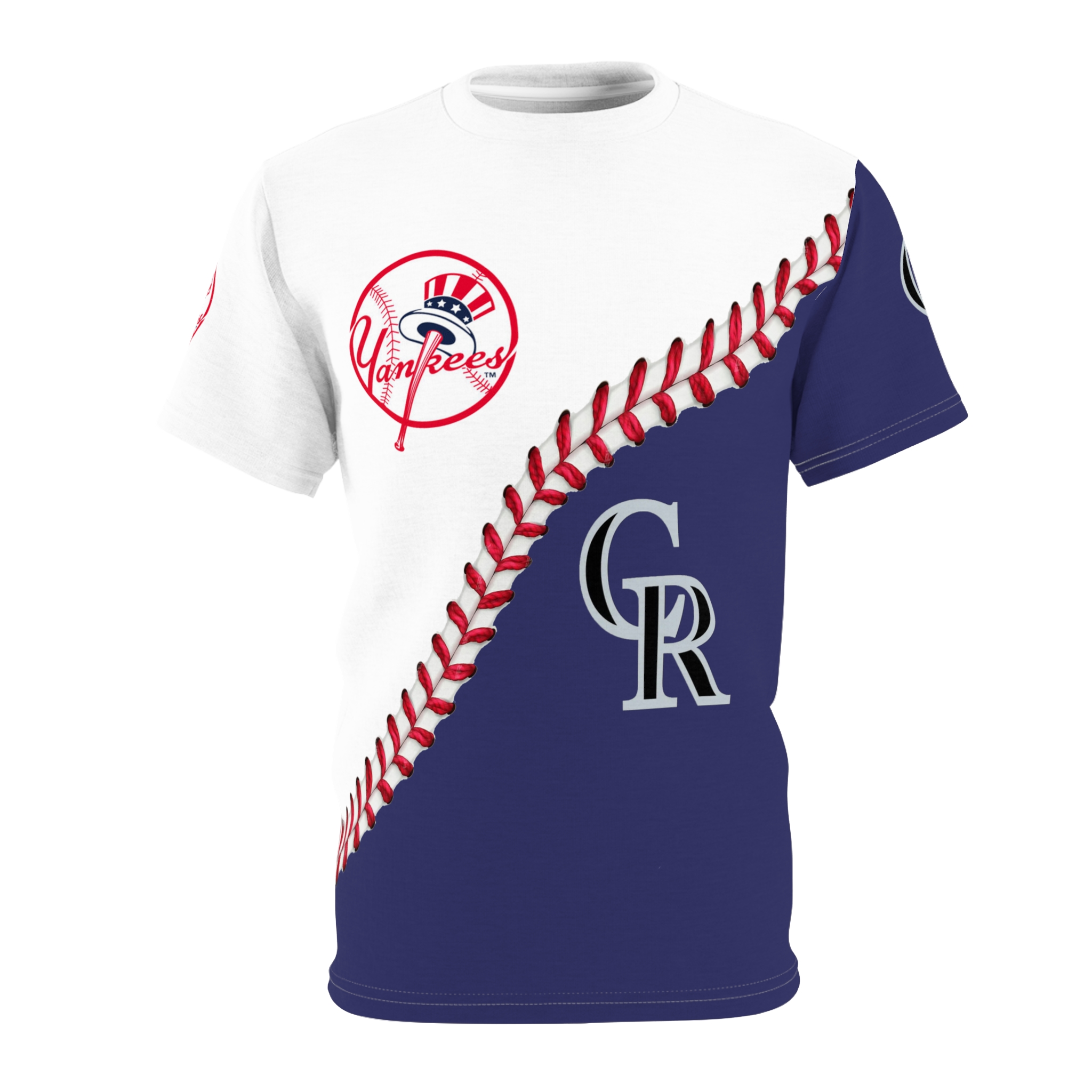 NY vs CR  -Unisex Cut & Sew Tee (AOP)