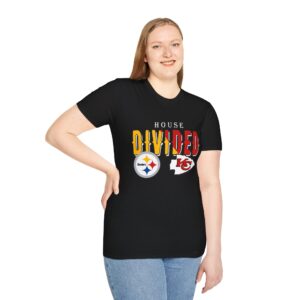 House Divided Unisex T-Shirt | Perfect for Football Fans, Game Day, Family Gatherings, Gift for Sports Lovers